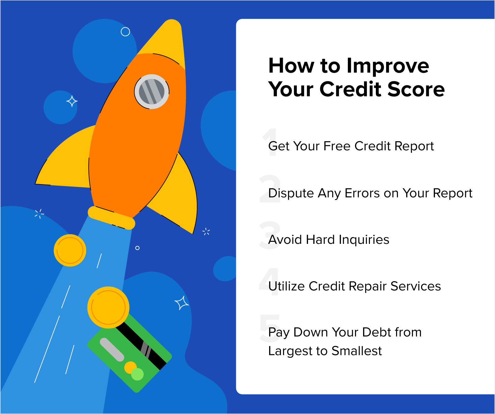 How to improve your credit score