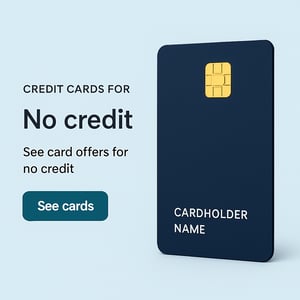 Show a deep dark blue simple front of a credit card with only a gold security chip the cardholders name CARDHOLDER on one line and NAME to follow on a-2-1