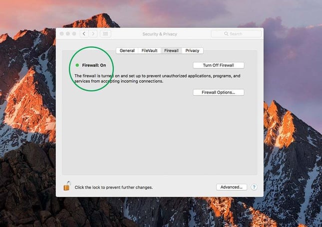 keep your firewall on