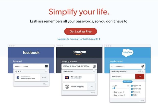 use a password manager
