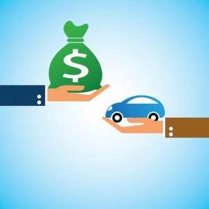 hand bring money car